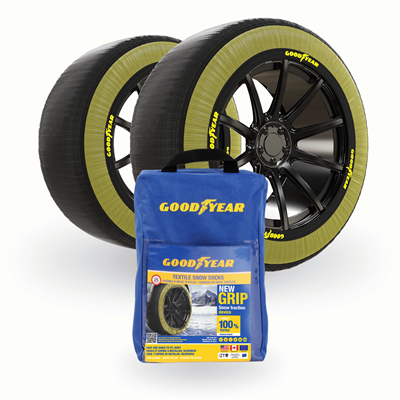 Goodyear New Grip Starter Kit Snow Socks for All Tire Brands